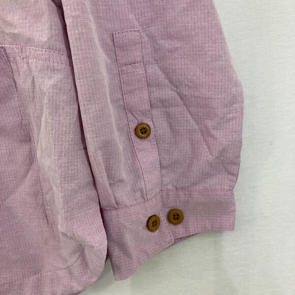 Duluth size XXL Women's Purple Long Sleeve Vented Button Down Outdoor - Picture 6 of 11